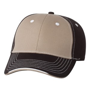 25495 - Sportsman hat - khaki black - front