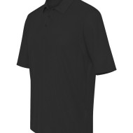 16734 - Augusta Vision Textured Knit Sport Shirt 5001 - black - side