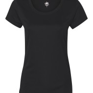 SS09507 - alo Ladies' Polyester T-Shirt W1009 - black - front