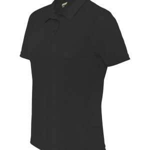SS16834 - Augusta Ladies' Vision Textured Knit Sport Shirt 5002 - black - side