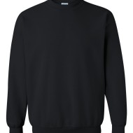 SS21060 - Gildan Crew Neck Sweatshirt - black - front
