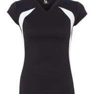 SS55185 - Badger Ladies' B-Dry Core Volleyball Shirt 6161 - black - front